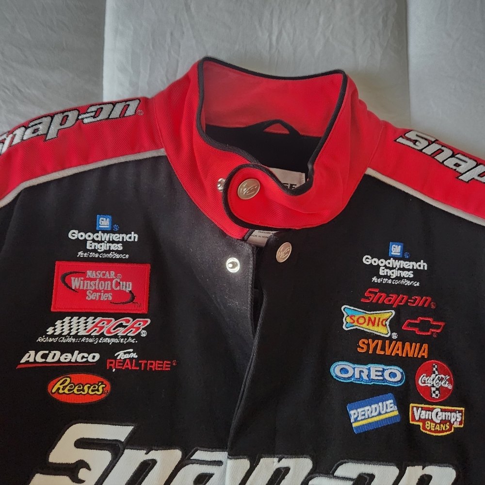 Snap Man Racing Jacket - Black and Red - Picture 5 of 6